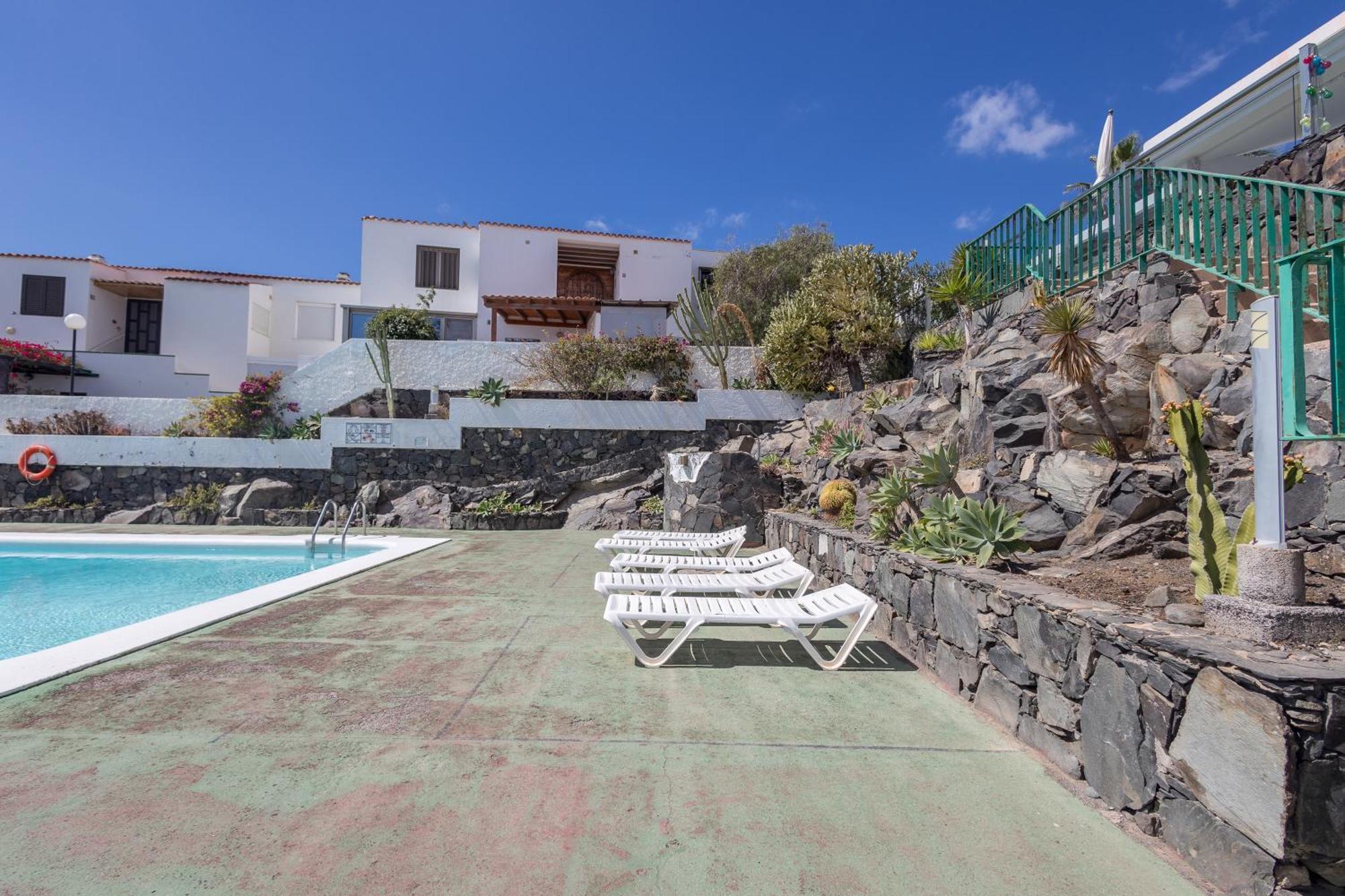 Playa Del Aguila Bungalow Con Terraza Solarium Маспаломас Екстериор снимка