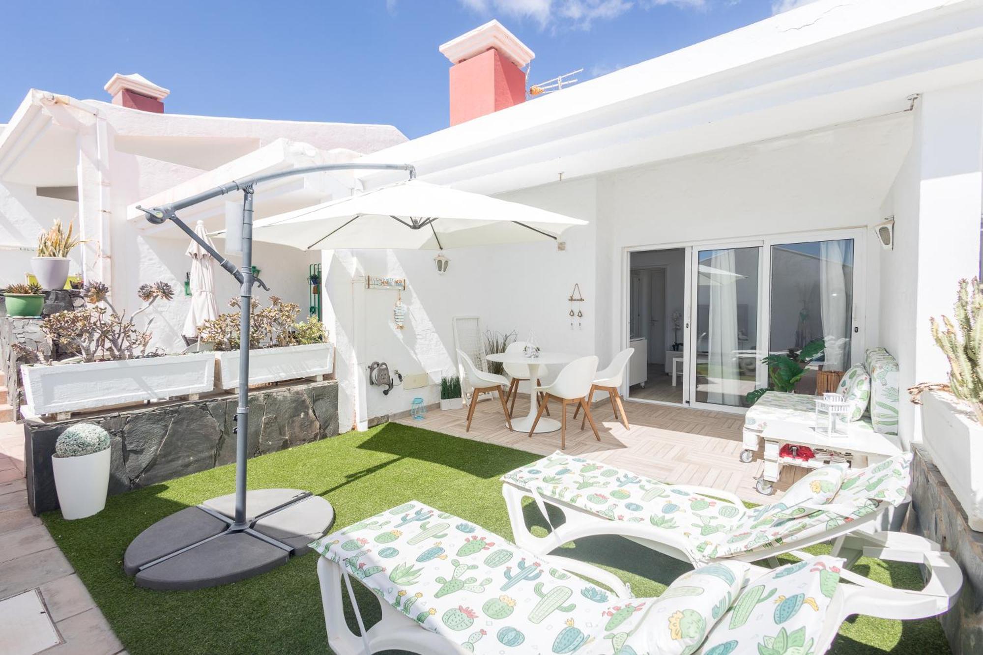 Playa Del Aguila Bungalow Con Terraza Solarium Маспаломас Екстериор снимка