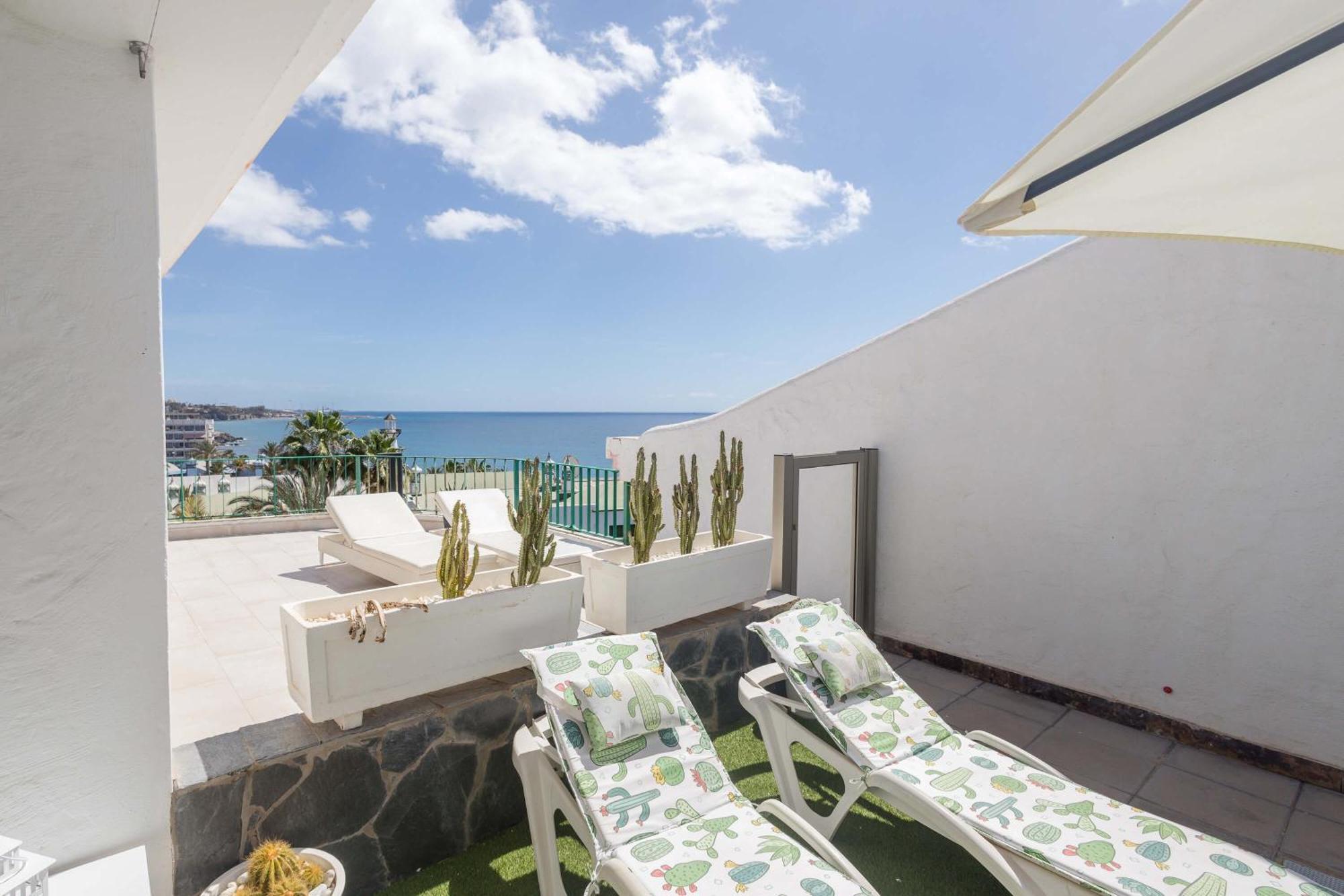Playa Del Aguila Bungalow Con Terraza Solarium Маспаломас Екстериор снимка